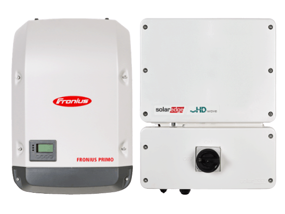 Wall-mounted hybrid solar inverter