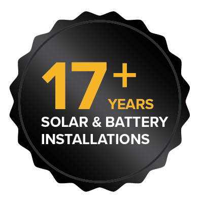 Fully accredited solar installations badge